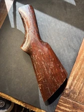 Winchester Model 40 Semi Auto 12 Ga Shotgun Wood Stock, For Parts/ Repair, Cut