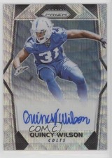 2017 Panini Prizm Rookie Blue Wave 5/149 Quincy Wilson #RA-QW Auto p6d