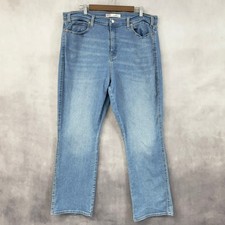 Signature Levi Strauss Kick Boot Jeans Womens 20 W35 Stretch Heritage High Rise