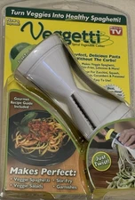Veggetti Spiral Cutter | Spiral Vegetable Slicer Cutter As Seen on TV NEW