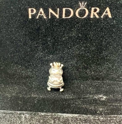 Original Pandora Sterling Silber 925 & 14K Gold Bienenkönigin Charm 790227 Retired