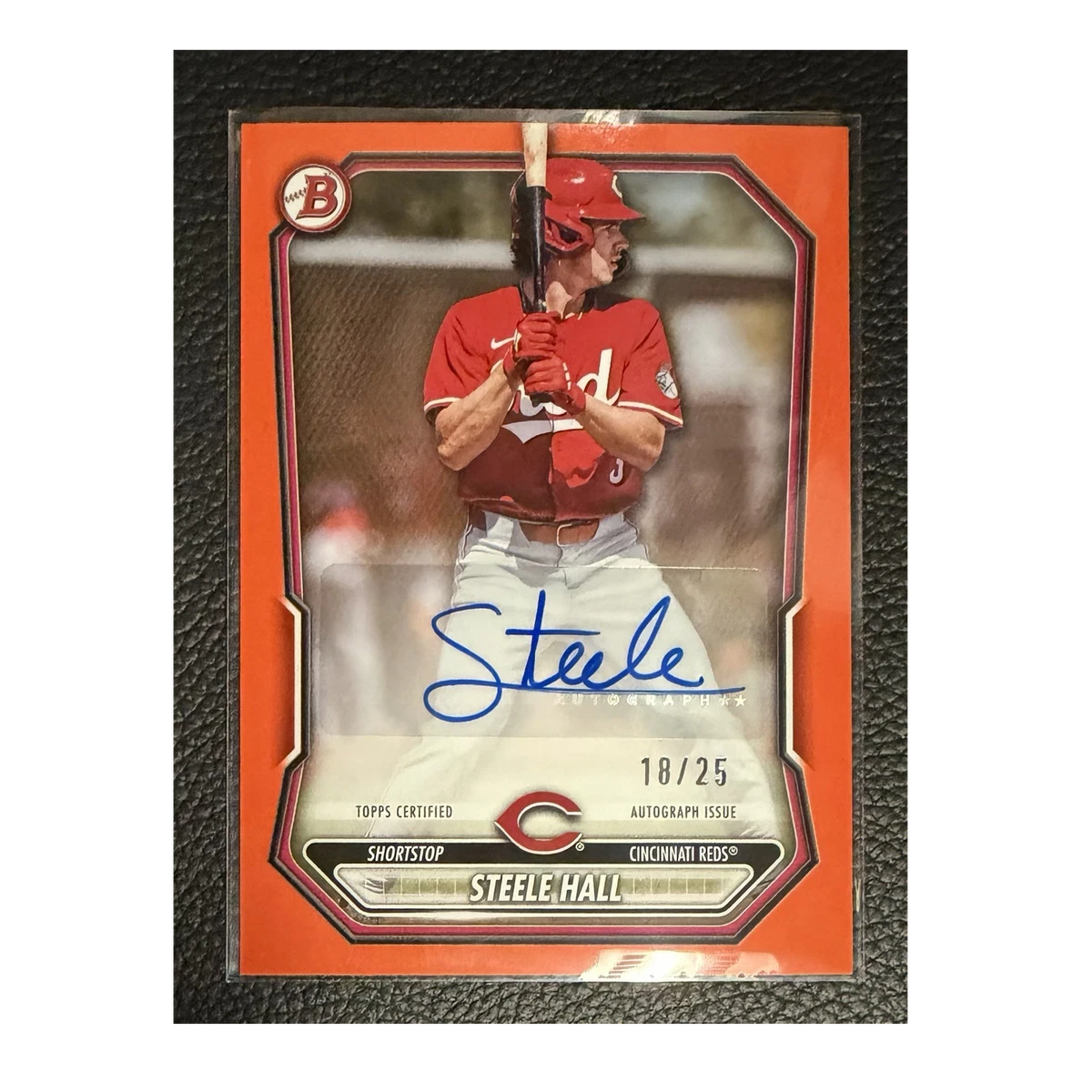 Bowman Cincinnati Reds Baseball Autographed Sports Trading Cards