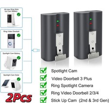 2 x Genuine Battery V4 For Ring Battery Doorbell Plus/Pro, Video Doorbell 2/3/4
