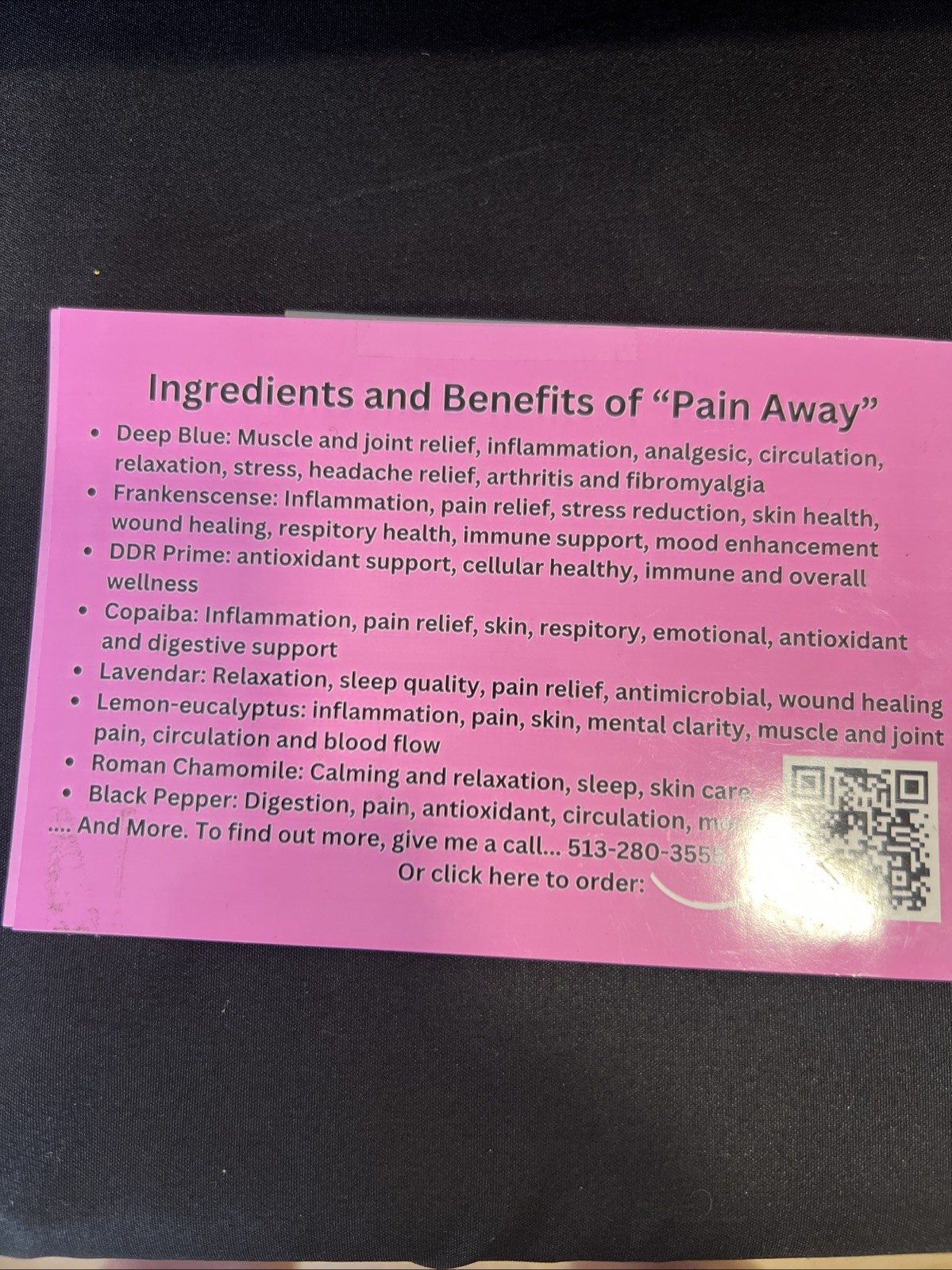 Doterra Essential Oil Custom Pain Blend