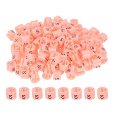 120 Pcs Clothes Hanger Markers, S Size Tag Fit 3mm Rod, Pink