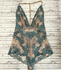 Wishlist Nordstrom Rack Womens Lingerie Teddy Lace Bodysuit Racerback Size M