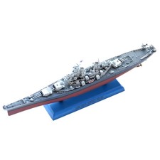 Alloy 1/1000 Scale WWII USS New Jersey BB-62 Battleship Finished Model Display