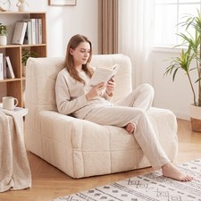 Comfy Lounge Chair with Anti-slip Bottom for Living Room