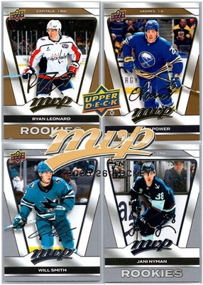 2025-26 Upper Deck MVP Gold & Silver Script Insert Cards U-Pick Singles