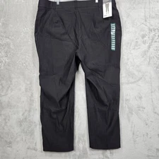 Rafaella Stretch Pants Womens Size 24 Black Comfort Pockets Pull On  B5100-1332