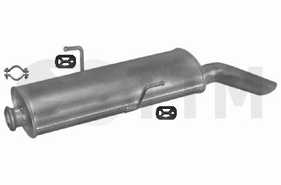 Silencieux arriere Peugeot 306 Break pour trajets et voyages calmes
