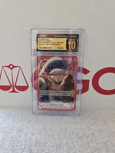 Trafalgar Law (Alternate Art) graded CGC 10 for sale on eBay