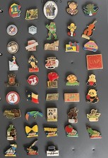 Lot 42 pin's Divers Gendarmerie Sport Publicité