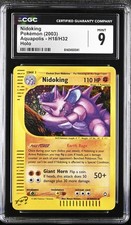CGC 9 MINT Nidoking H18/H32 Aquapolis Holo Pokemon Card on eBay