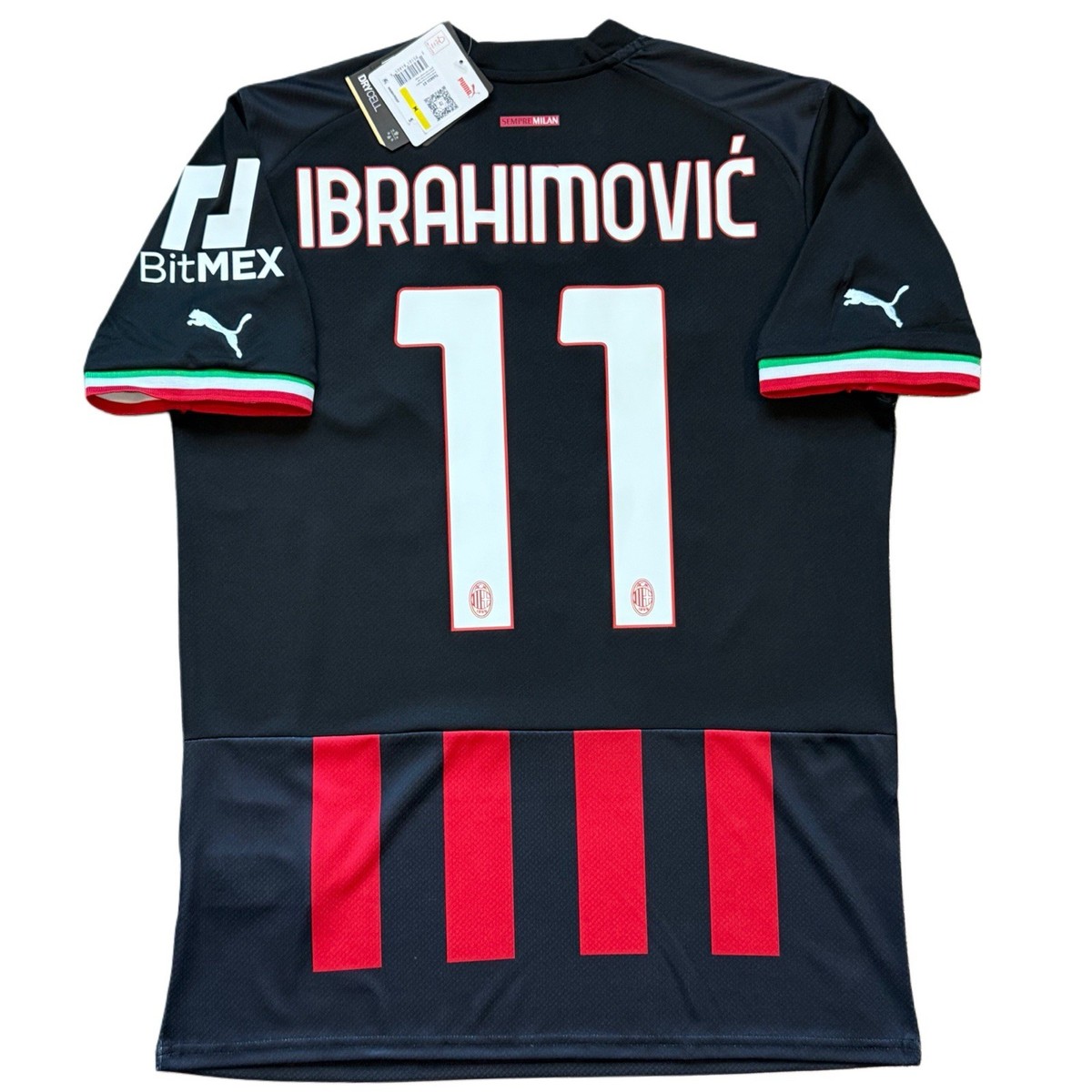 2022/23 AC Milan Home Jersey #11 Ibrahimovic Medium Puma Soccer