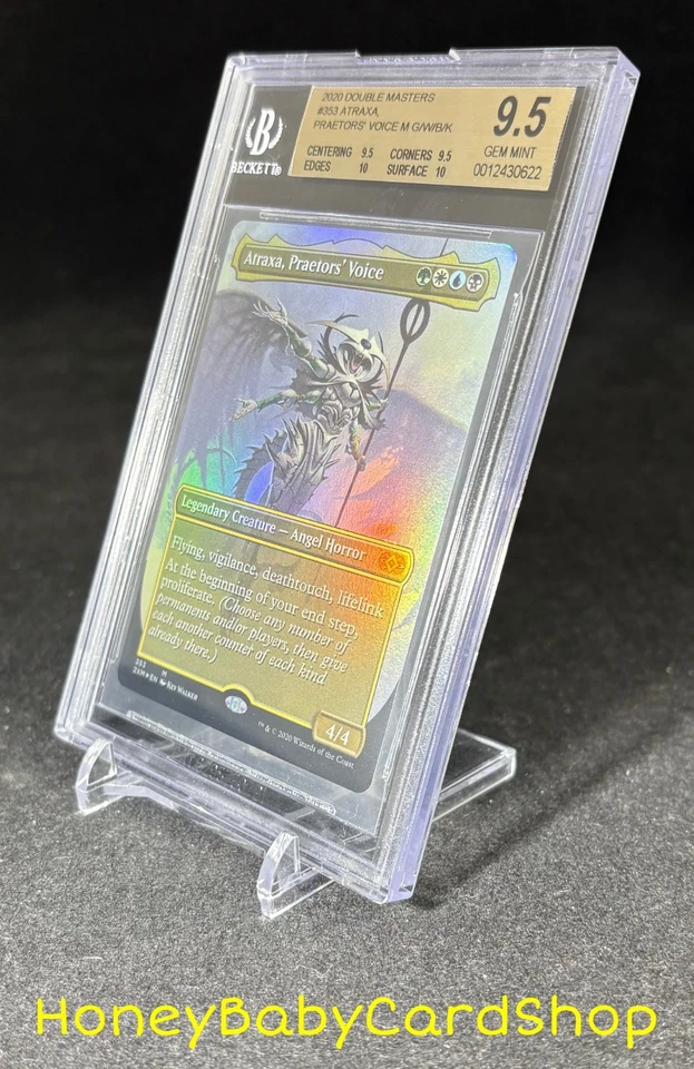 MTG Double Masters 2020 Atraxa, Praetors' Voice BGS 9.5Q++ GEM MINT Pop. 1 of 1! - Image 3 of 4