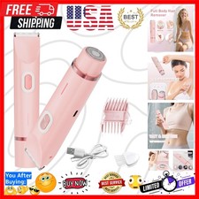 Bikini Trimmer for Women,2-in-1 Electric Razors for Womens with Painless Cera...