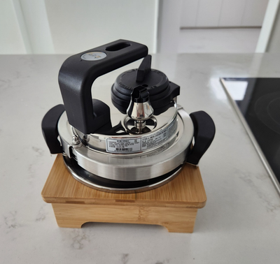 #ad Sauten 1L Mini Pressure Rice Cooker Pot 1 2 people with wooden stand Induction $197.00