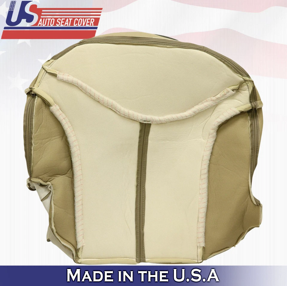 GMC Yukon XL 1500 2000 2001 2002 parte inferior del conductor cubierta de asiento de cuero bronceado esquisto 522 Foto 4 de 4