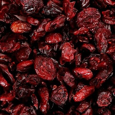 Certified Organic Dried Sweetened Cranberries, Kosher Certified, 5 Pound Bag