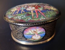 Ardleigh Elliott & Sons Porcelain TRINKET/MUSIC BOX, Signed/Numbered Russia 1992