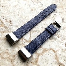 JDB-CH2 Soft Leather Jeans Band Strap with Adapters for Fitbit Charge 2