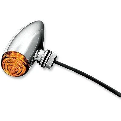 Kuryakyn 2500 Chrome Amber LED Mini Bullet Lights 12v Harley eBay