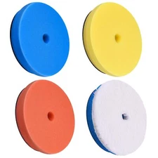 4 Pieces Buffing Polishing Pads 5 Inch Orbital Buffer Pads Hook And Loop Buffing