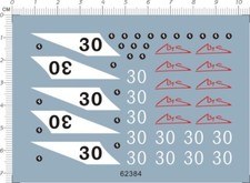 1/24 decals for Racing cars 62384