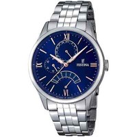 Festina F16822/3 Herren Retro Blaues Zifferblatt Uhr