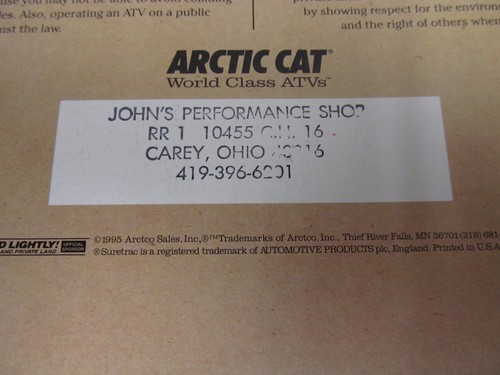 1996 Arctic Cat World Class ATV Product Line Up Sales Catalog - Picture 4 of 5