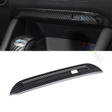 For Mazda 3 Axela 2020-2021 Carbon Fiber Central USB Socket Switch Frame Trim 1*