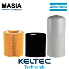 Quincy QGS-10 Filter Kit: 1622065800, 6211472650, 6221372850