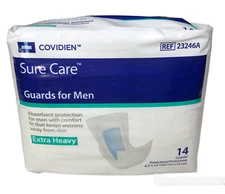 Covidien Sure Core Guard Men Extra Heavy 13" Pack of 14 Protection 6.5" x 13"