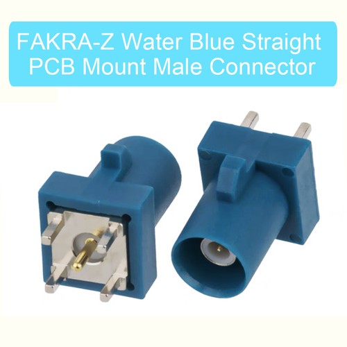 1pc Fakra Male Plug A/B/C/D/E/F/G/H/I/K/M/L/Z RF Connector Straight PCB Mount - Picture 17 of 17