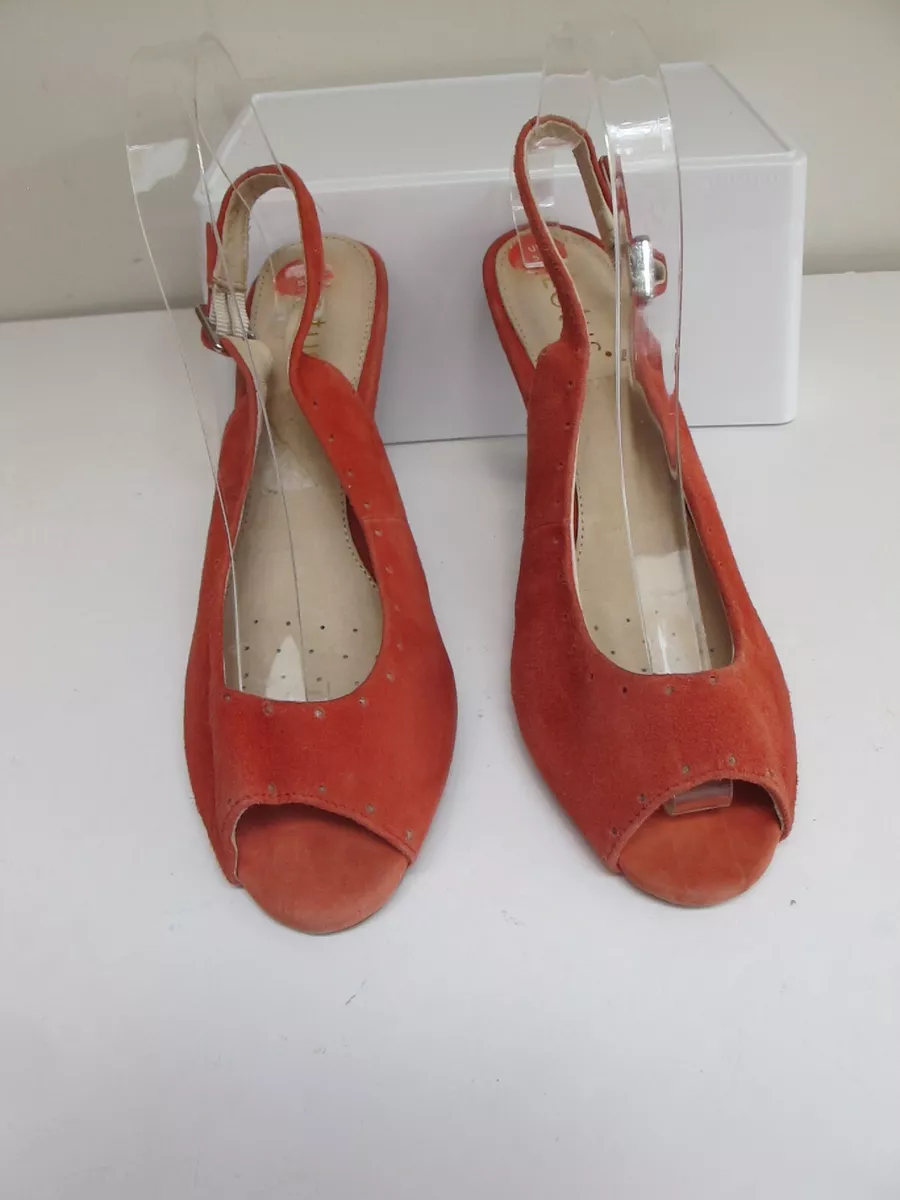 Dark orange heels top