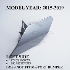 Scheinwerfer Wäscher Abdeckung für BMW X6 F16 SE Linke Seite 2015-2019 Raum Grau