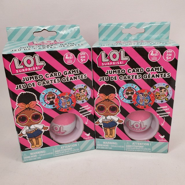 LOL Surprise Jumbo Card Game + Surprise Accessory - Lot of 2 | eBay