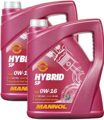 2x5 LITER MANNOL HYBRID SP MOTORÖL 0W-16 NISSAN TOYOTA MITSUBISHI HONDA 0W16