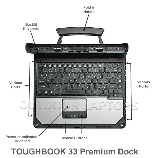 Configure Your TOUGHBOOK CF-33 • Core i5 • 16GB • SSD • Dual-CAM • 4G/LTE • GPS - Image 4 of 4