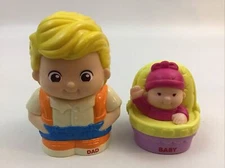 Vtech Go Go Smart Friends Dad Figure Baby Girl Figure No Sound No Lights Toys