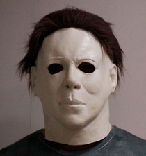 Halloween Scary Michael Myers Maske Deluxe Adult Latex Horror Kostüm Killer DE