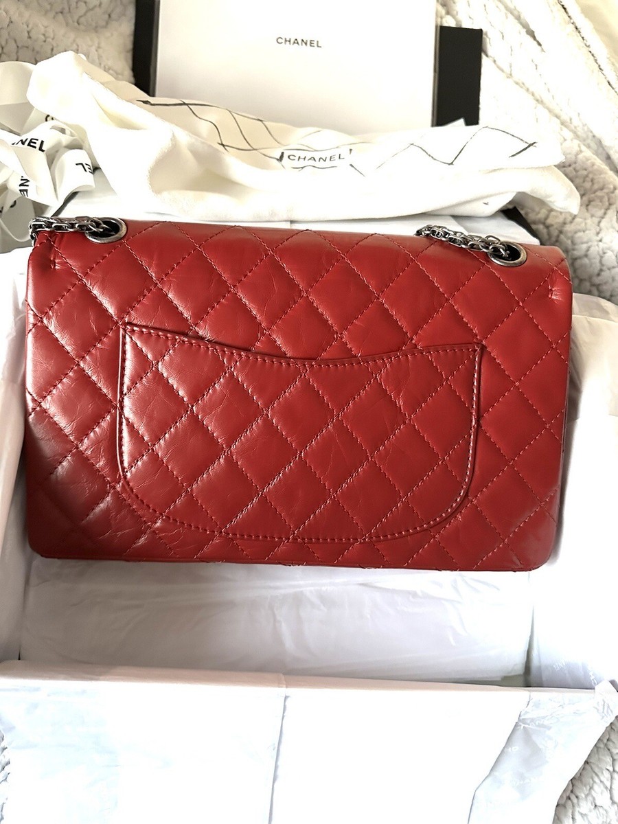 chanel reissue bag 2.55 226 Medium Red Aged Calfskin | eBay