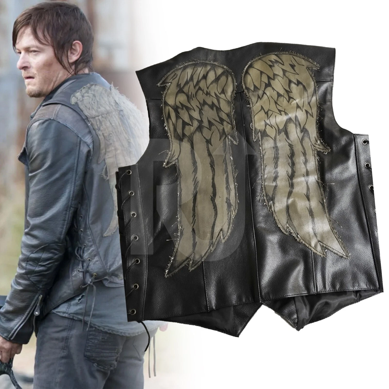 Walking's Dead Season 11 Daryl Dixon Vest Angel Wings Cosplay Costume Wings Vest
Opens in a new wind