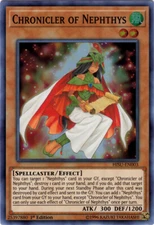 Chronicler of Nephthys - HISU-EN003 - Super Rare - 1st Edition x3 - Near Mint