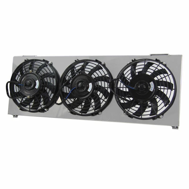 NEW Aluminum Radiator Shroud+Fan+Relay fit 1984-2001 1999 JEEP Cherokee Comanche Foto 2 de 4