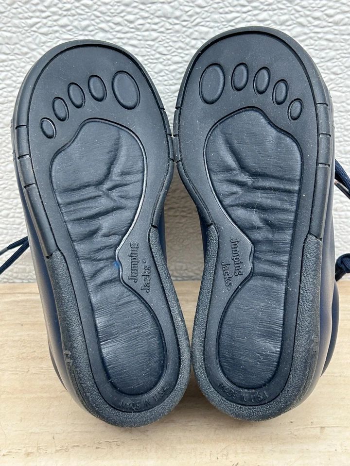 Perfection By Jumping Jacks темно-синий из натуральной кожи ребенка ясельного возраста обувь Размер: 3E - Изображение 4 из 4