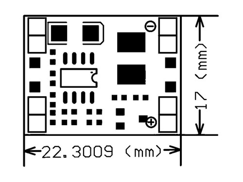 6 x Super Mini DC-DC Switching Converter 1-17V 3A, 11 x 17mm - Foto 9 di 9