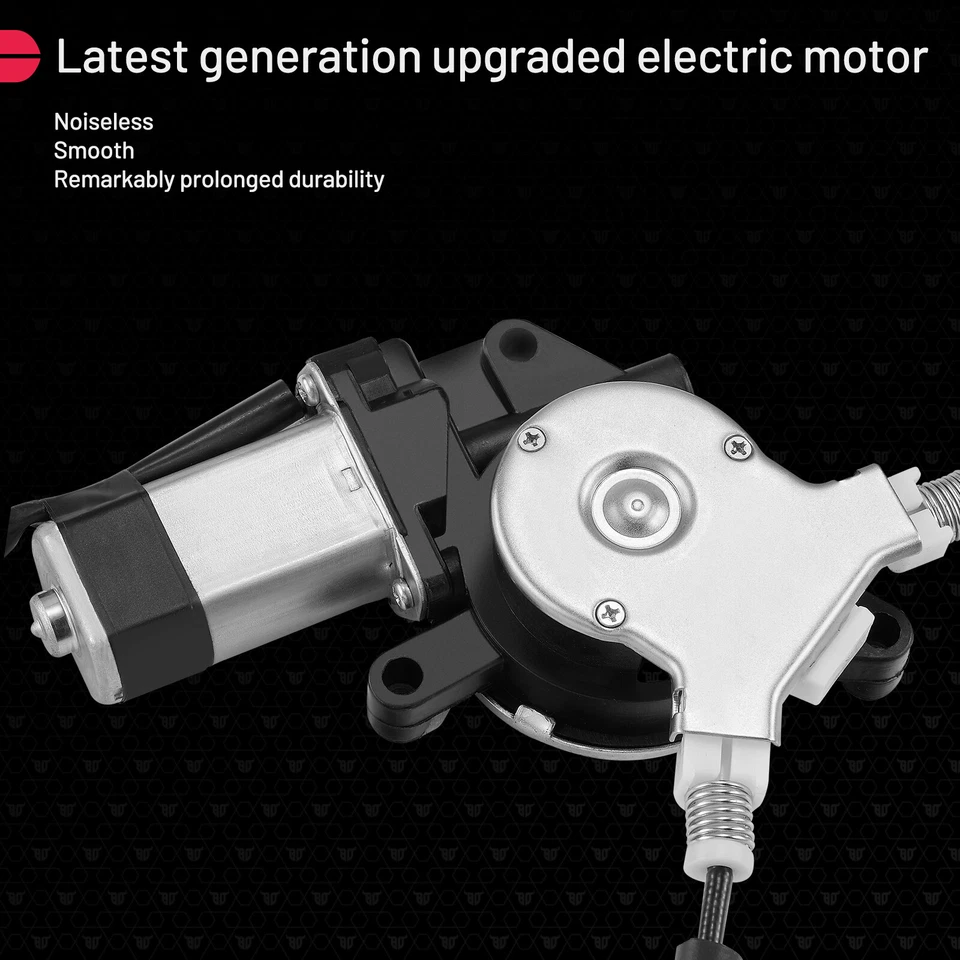 Regulador de ventana eléctrica con motor lado pasajero delantero para Honda CR-V 2002-2006 Foto 3 de 4