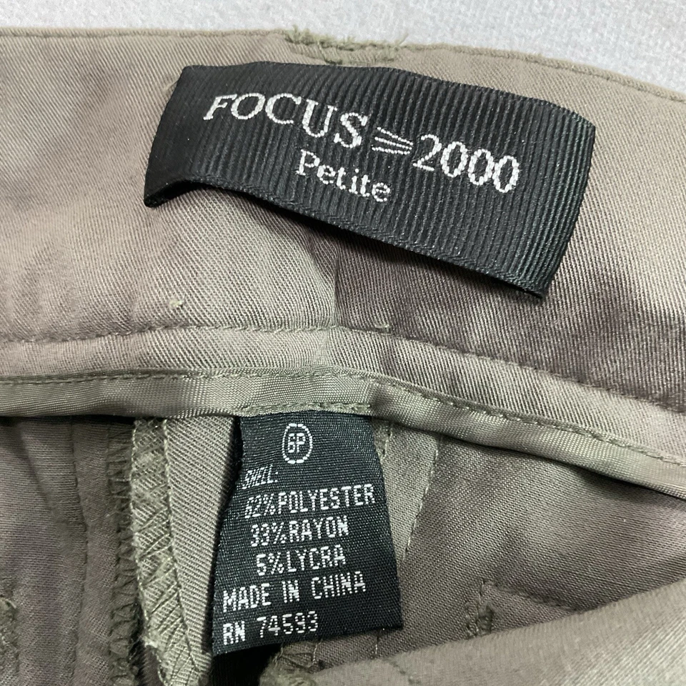 Pantalones para mujer Focus 2000 color liso talla 6P Foto 4 de 4